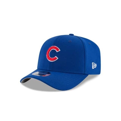 Blue Chicago Cubs Hat - New Era MLB Stretch Snap 9FIFTY Snapback Caps USA5380479